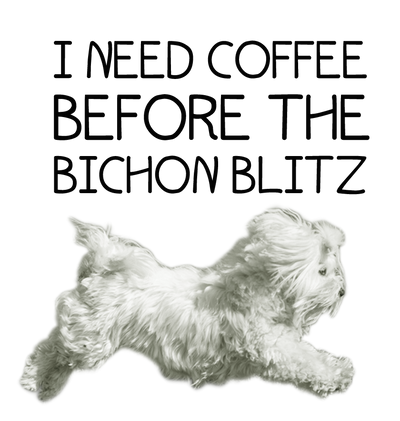 I need coffee before the Bichon Blitz mug - Dogs Make Me Happy - 2