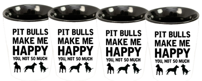 pit bull shot glasses
