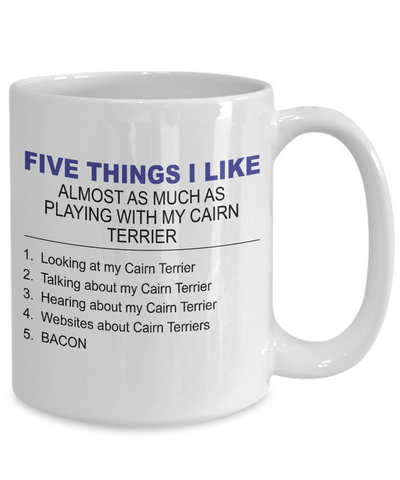 Five Thing I Like About My Cairn Terrier - Dogs Make Me Happy - 4