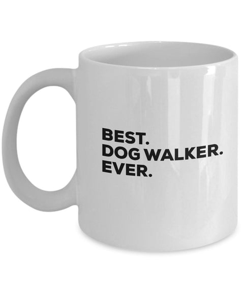 Dog Walker Mug - Dog Walker Gifts - For Gift Basket Set Bag - Dogwalker Coffee Cup - Tea Hot Chocolate Cocoa Wine - Thank You Appreciation