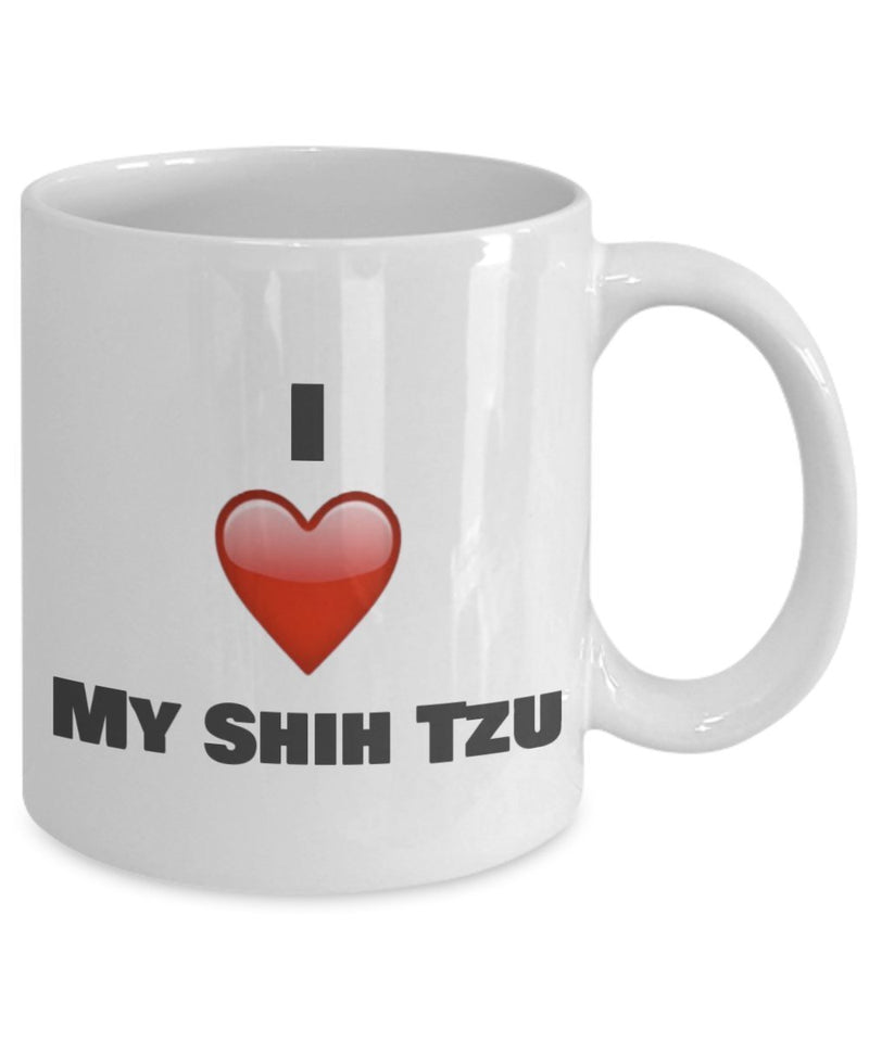 I Love My Shih Tzu Coffee Mug - Shih Tzu Lover Gifts