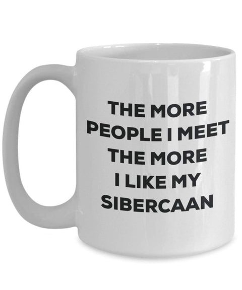 The more people i meet the more i Like My Siberian Boston mug – Funny Coffee Cup – Christmas Dog Lover cute GAG regalo idea 11oz Infradito colorati estivi, con finte perline