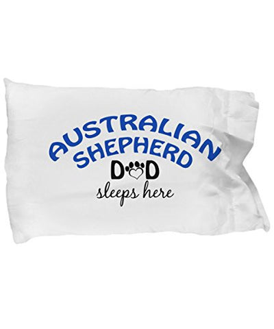 Australian Shepherd Mom and Dad Pillow Case