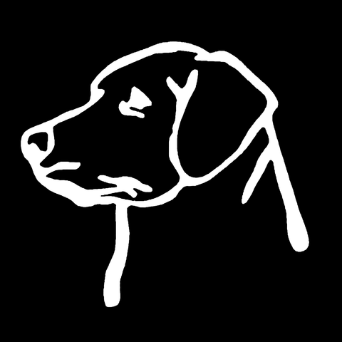 Labrador decal - Dogs Make Me Happy
