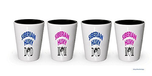 Boxer Dad and Mom Shot Glasses - Gifts for Boxer Couple
