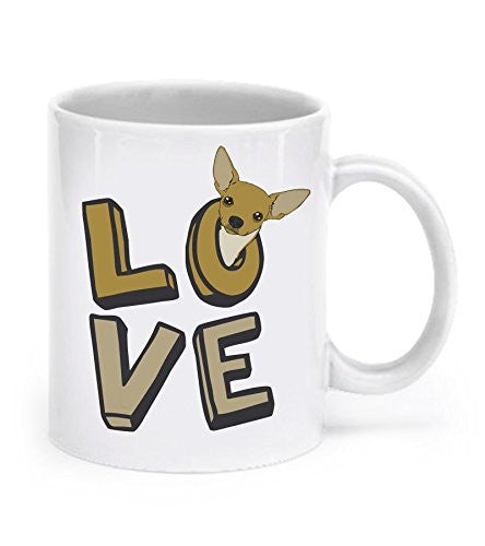 Chihuahua Coffee Mug - Chihuahua Love - Chihuahua Mug - Chihuahua Coffee Cup - Dogs Make Me Happy
