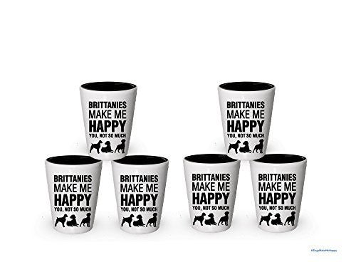 Brittanies Make Me Happy Shot Glass- Brittanies Gifts