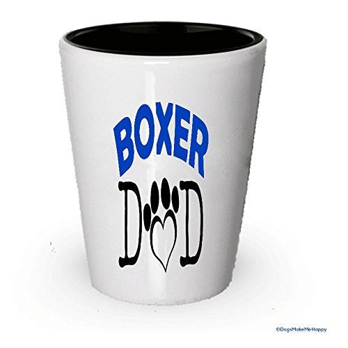 Boxer Dad and Mom Shot Glasses - Gifts for Boxer Couple