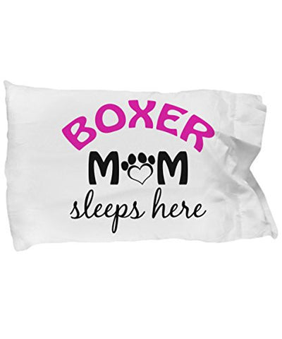 Boxer Mom and Dad Pillow Cases