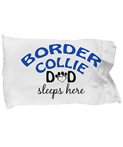 Border Collie Mom and Dad Pillow Cases
