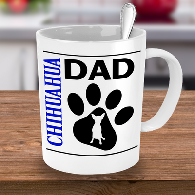 Chihuahua Couple Mug Set (2 mugs) - Dogs Make Me Happy - 2