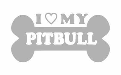 I <3 my Pit Bull sticker