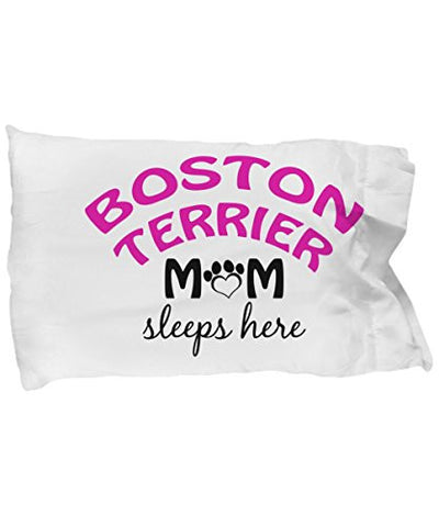 Boston Terrier Mom and Dad Pillow Cases