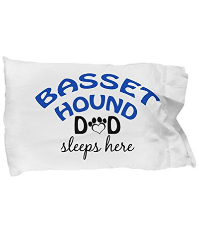 Basset Hound Mom and Dad Pillow Cases