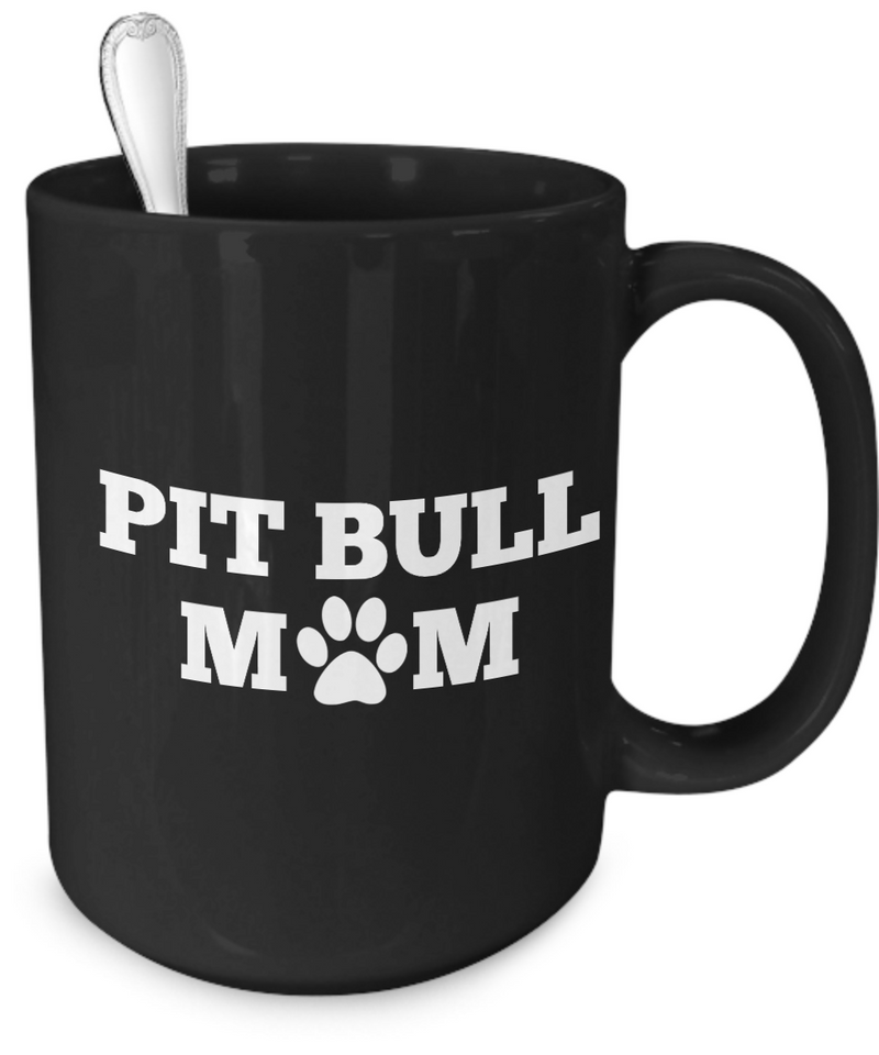 Pit Bull Mom (black) - Dogs Make Me Happy - 4