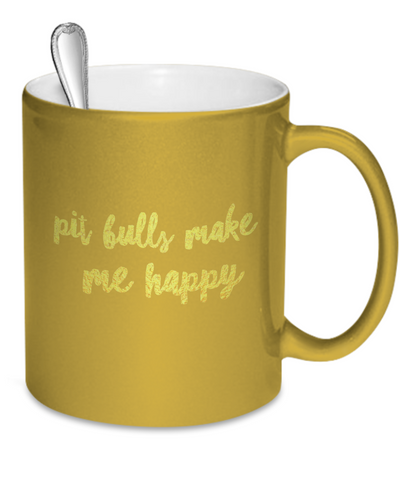 Pit Bulls make me happy - Dogs Make Me Happy - 4