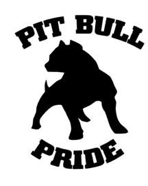 Pit Bull pride sticker - Dogs Make Me Happy - 1