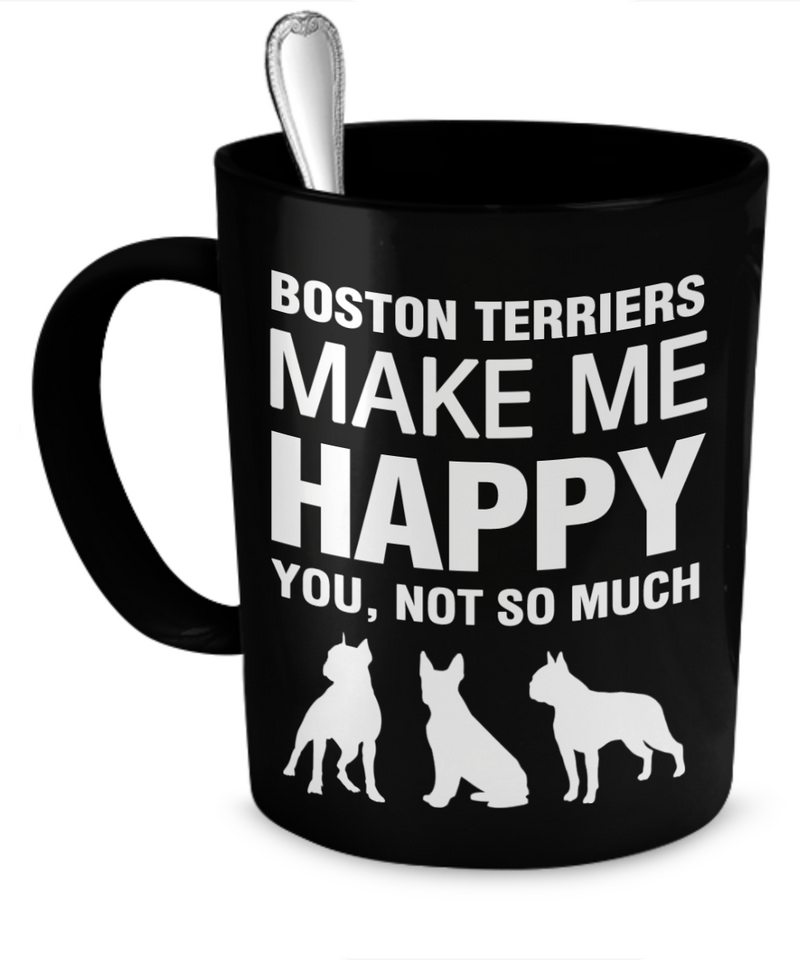 boston terrier mug