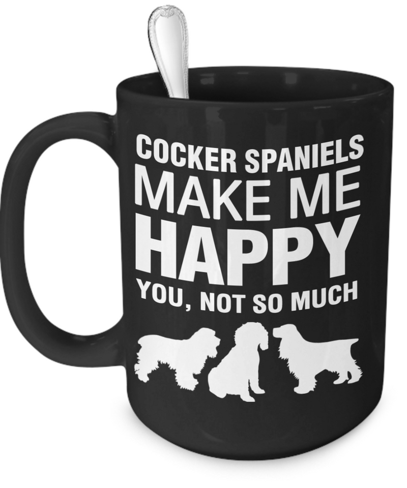 Cocker Spaniels Make Me Happy