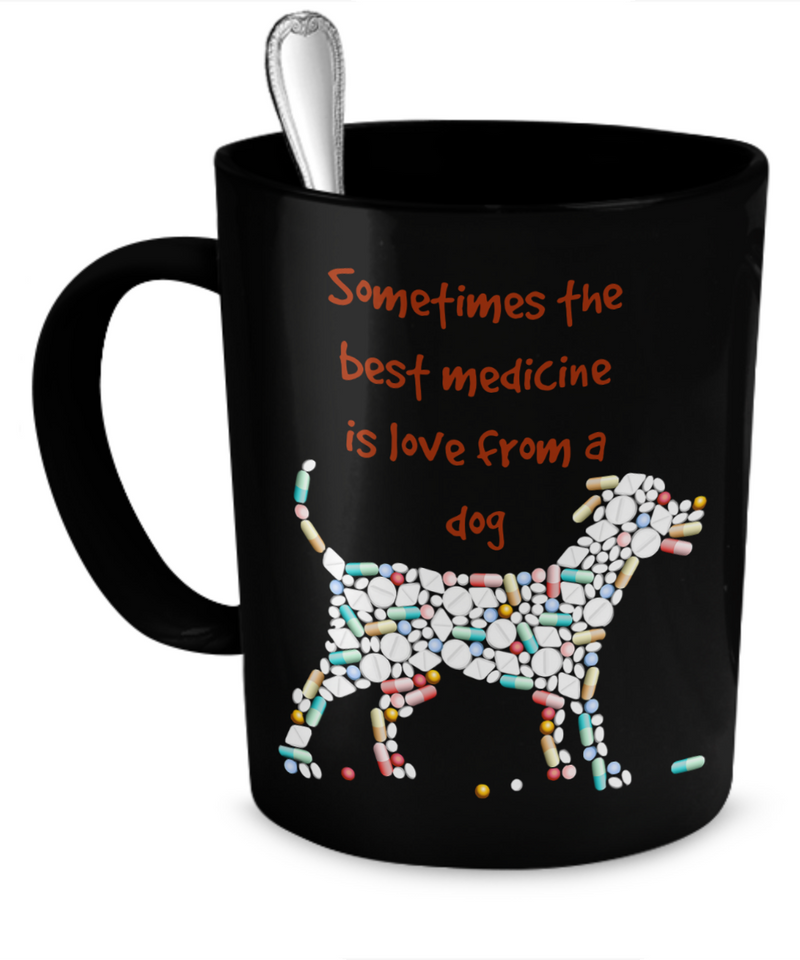 sometimes the best medicine is love from a dog