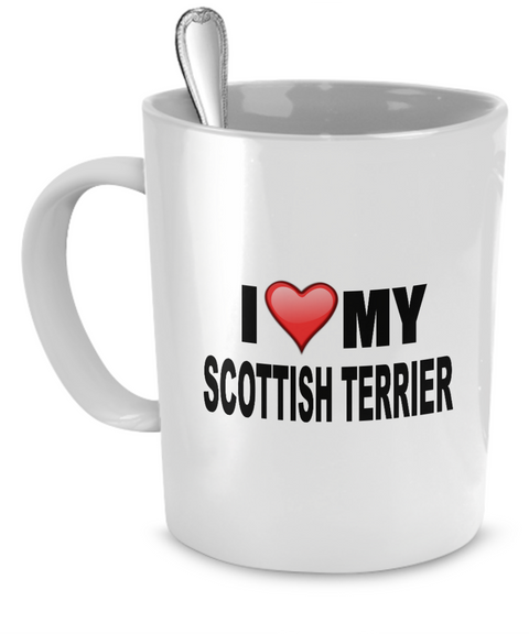 I Love My Scottish Terrier - Dogs Make Me Happy - 1