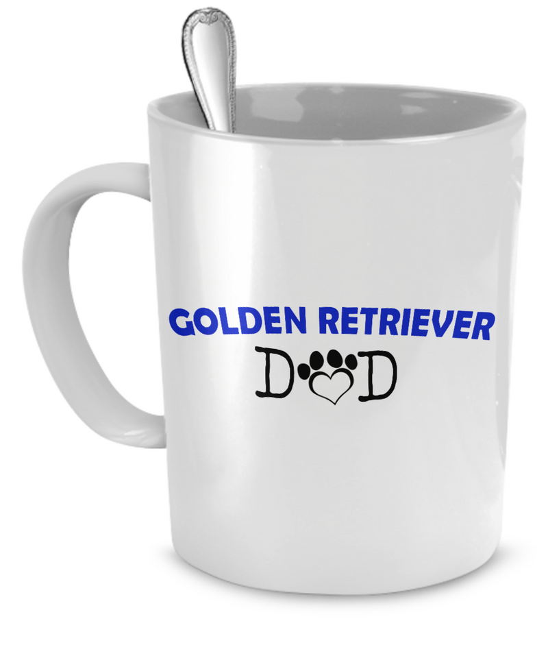 Golden Retriever Dad - Dogs Make Me Happy - 1