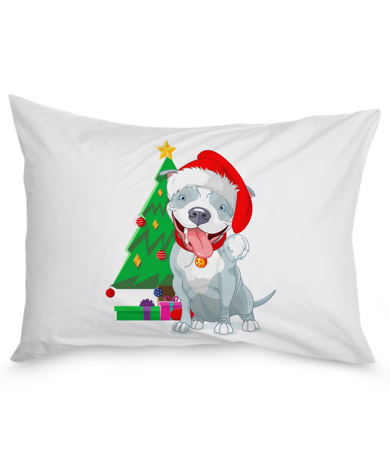 Happy Holidays Pillow Case - Dogs Make Me Happy