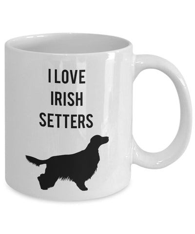 I Love Irish Setters Coffee Mug