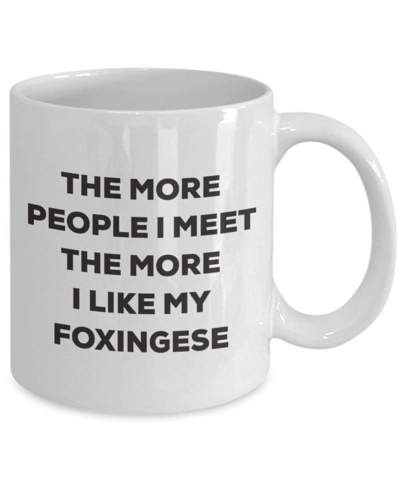 The more people I meet the more I like my Foxingese Mug