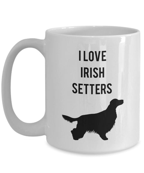 I Love Irish Setters Coffee Mug