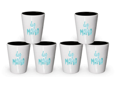 Dog Mama Shot glass - Gift For Women Who Love Dogs - Birthday Christmas Present (2)