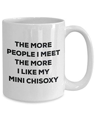 The More People I Meet The More I Like My Mini Chisoxy Mug