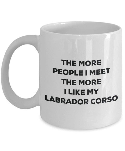 The more people I meet the more I like my Labrador Corso Mug