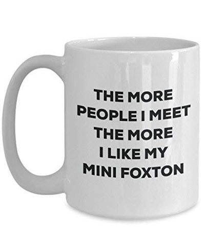 The More People I Meet The More I Like My Mini Foxton Mug