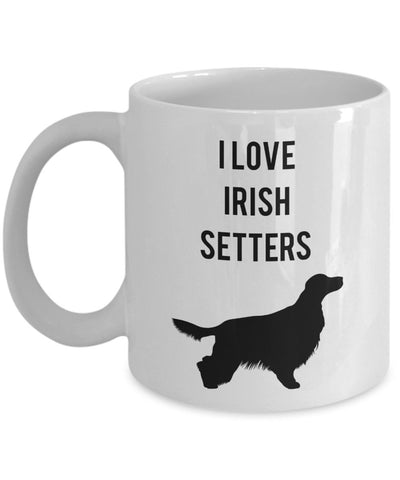 I Love Irish Setters Coffee Mug