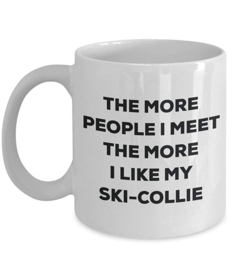 The more people I meet the more I like my Ski-collie Mug
