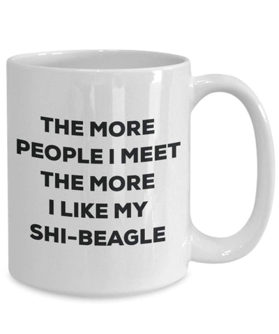 The more people I meet the more I like my Shi-beagle Mug