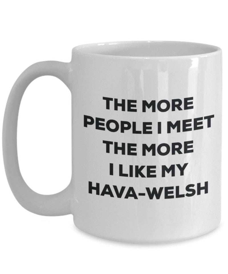 The more people I meet the more I like my Hava-welsh Mug