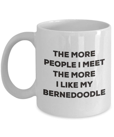 The more people I meet the more I like my Bernedoodle Mug