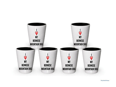 I love my Bernese Mountain Dog Shot Glass - Bernese Mountain Dog Lover gifts (6)