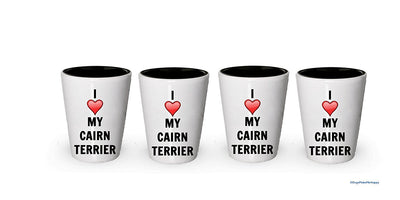 I love my Cairn Terrier Shot Glass - Cairn Terrier Lover gifts (6)
