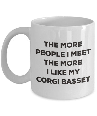 The more people I meet the more I like my Corgi Basset Mug