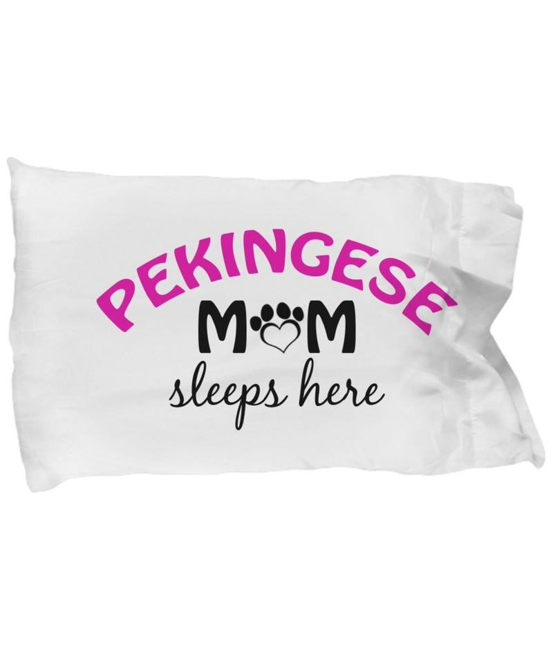 DogsMakeMeHappy Pekingese Mom and Dad Pillowcases (Couple)
