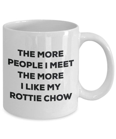 The more people I meet the more I like my Rottie Chow Mug