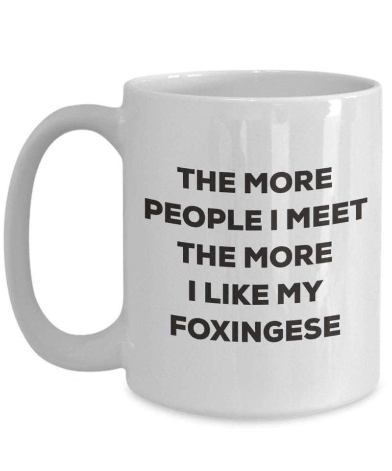The more people I meet the more I like my Foxingese Mug