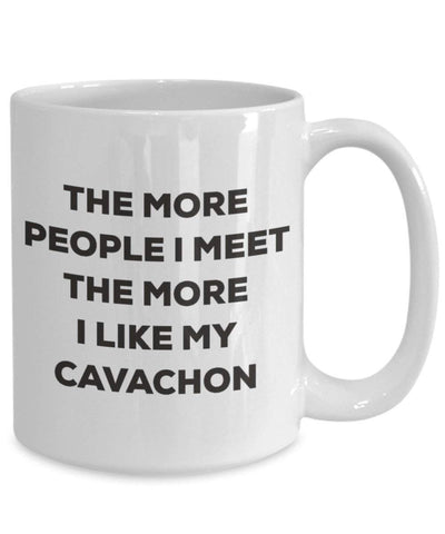 The more people I meet the more I like my Cavachon Mug