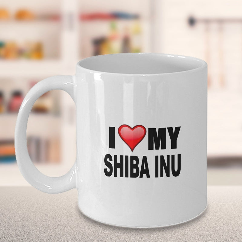 Shiba Inu Mug - I Love My Shiba Inu - Shiba Inu Lover Gifts - 11 Oz Ceramic Mug