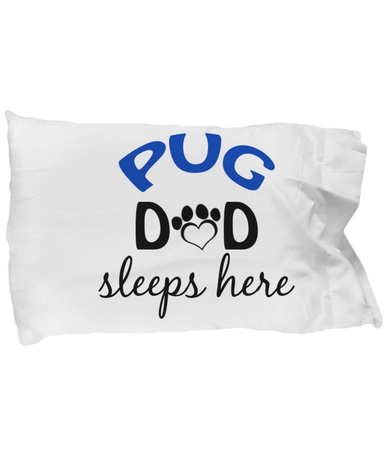 Pug Mom and Dad Pillowcases (Couple)