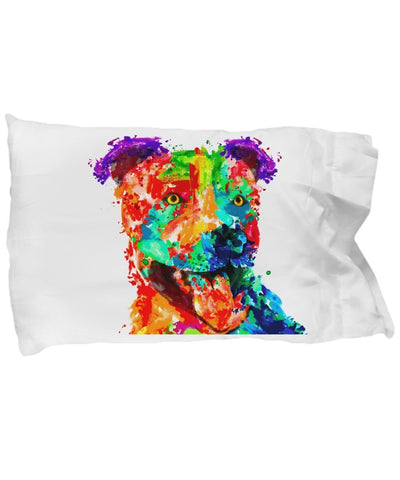 coloré Taie d'oreiller – Pit Bull amoureux cadeaux