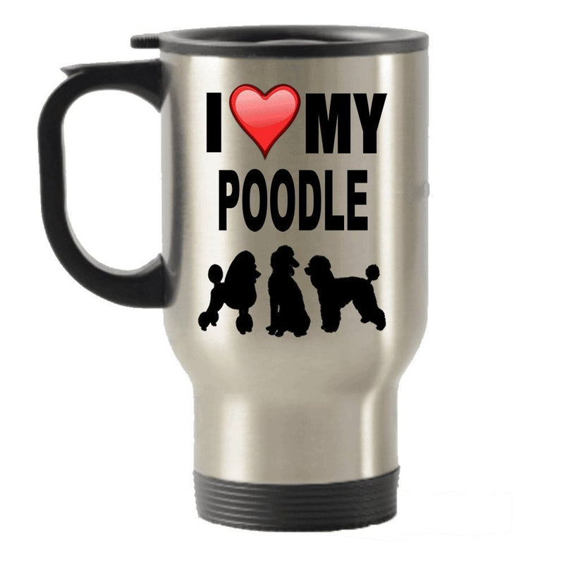 I Love My Poodle Gift - Poodle